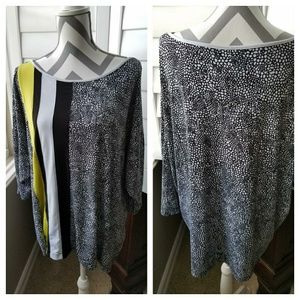 Ruby Rd Abstract Print Blouse